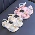 Girls Sandals Summer 2024 New Girl Shoes Kids Beach Shoes Soft Sole Anti Slip Fashion Walking Shoes Wholesale.