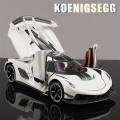 1:24 Koenigsegg Jesko Die-Cast Vehicles Alloy Model Car Toys For Gift Collection.