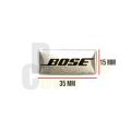 35x15mm 3D Bose Logo Design Aluminum Sticker for Speaker Decoration. 