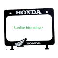 Number Plate or Licence Plate Frame Holder top cover for Honda Motorcycle. 