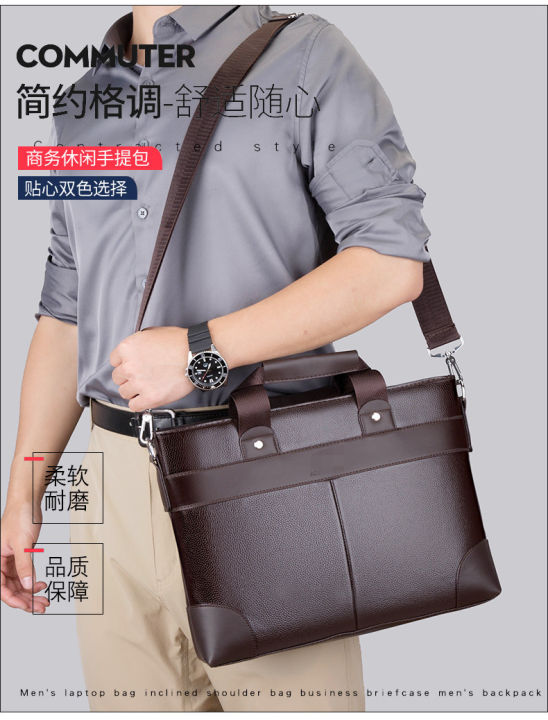 New%20Trendy%20Men's%20Briefcase%20Business%20Commuting%20Simple%20Atmosphere%20Computer%20Bag%20Business%20Trip%20Document%20Bag%20Wholesale%20-%20Image%206