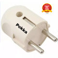8 Pin Multi Socket 1 Pcs, 1 Gang Box & Pokka Two Pin Combo Pack  Multi Plug. 