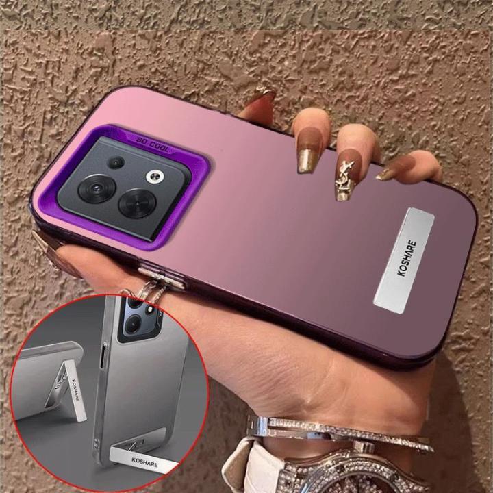 Case for OPPO Reno 8 5G RENO 10 pro 5G phone casing hard case TPU Protector Smooth shockproof Cover new design aesthetic with holder luxury CYCBZJ02