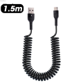 Smalshop oid charging cable for usb c spring retractable fast oid hand 2025 new accessories xiaomi Luxury samsung machine fast charging cable car e c data 5A typ cable bounce in Andr.
