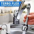 Kitchen Flexible Double Swivel Faucet Spout Attachment Extender For Taps 1pcs. 