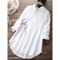 Latest New Shirt Design Top With Skin Print Floral Design for girls. 