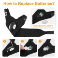 Flashlight Gloves, Fingerless LED Flashlight Gloves, Birthday Gifts for Man, Hands Free Flashlights for Working in Darkness Places Fishing, Repair, Camping, Hiking, Running.. 