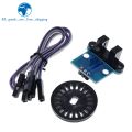 1Set HC-020K Double Speed Measuring Sensor Module with Photoelectric Encoders Kit top For arduino.