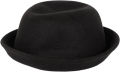 Black Synthetic Dhoom 3 Bowler Felt Round Hat For Men. 