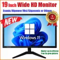 New Wide HD Monitor 19inch LED HDMI VGA HD Clear View Monitor.