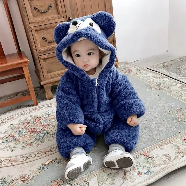 Jumpsuit Winter Clothes For Year Baby Boy Winter Fleece Baby