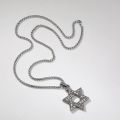 Six-Star Necklace Personalized Six Point Star For Men.