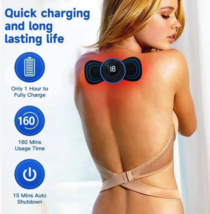 EMS%20Mini%20Pain%20Relief%20Massager%20Machine%208%20Mode%20&%2019%20Strength%20Level%20Mini%20EMS%20Butterfly%20Massager%20For%20Shoulder,%20Legs,%20Neck%20Massager%20With%20LDC%20Monitor%20&%20USB%20Cable%20-%20Image%205