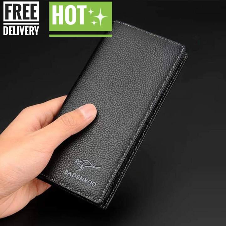 Premium Pu leather long wallet, Card Holder , Money bag for Men & Women