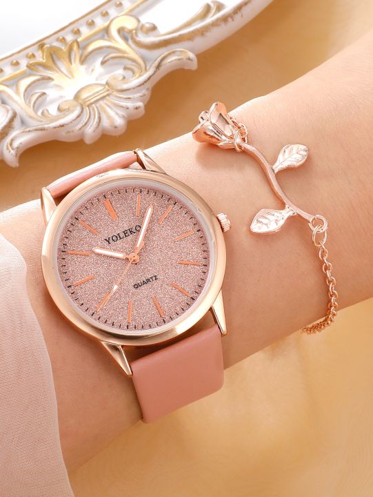 Minimalist%20Pretty%20Women%20Leather%20Quartz%20Watch%20&%201pc%20Bracelet%20-%20Image%206