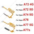 For OPPO A72 A74 A76 A77 A77S 4G 5G Power Button Fingerprint Flex Cable Touch Side Finger Print Sensor Flex Ribbon Parts. 
