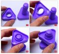 5 Set Screw Building Blocks Nut Shape Match Puzzle Toys For Children Infant Montessori Shape Color Recognize Educational Toys. 