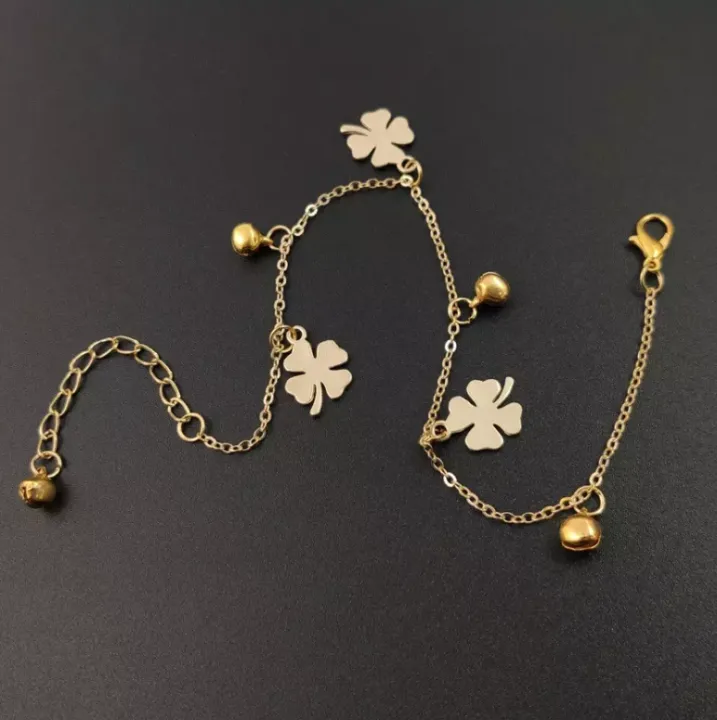 Trendy%20Adjustable%20Fashionable%20Anklets%20for%20Girls%20Simple%20Stylish%20Foot%20Jewelry%20-%20Four%20Leaf%20Clovers%20Bells%20Chain%20Anklet%20for%20Women%20Anniversary%20Gift%20for%20Wife%20Girlfriend%20-%20Image%208