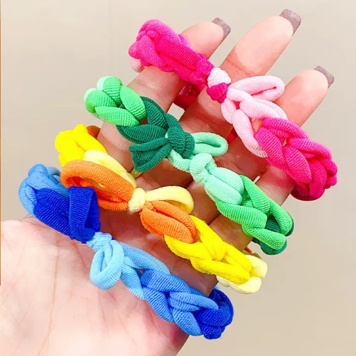 Anime%20Sanrio%20Hair%20Tie%20Rubber%20Band%20Children's%20Kuromi%20Cinnamonroll%20Cartoon%20Hair%20Band%20Bestie%20Accessories%20Scrunchie%20Bracelet%20Gift%20-%20Image%202