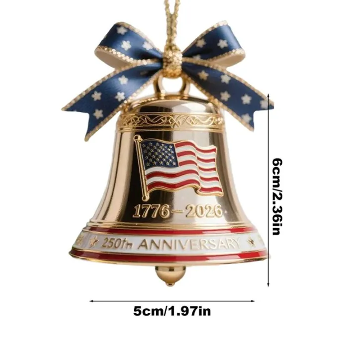 US%20Founding%20Commemorative%20for%20Christmas%20Ornament%20Bell%201776-2026%20250th%20Birthday%20of%20America'%20S%20Founding%20Keepsake%20Bell%20for%20Christmas%20-%20Image%202