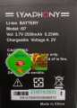 Symphony i97 Brand New Fresh Replacement Mobile Battery - 2500 mAh. 