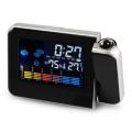 【Xiaofeng】Clock Led Color Screen Weather Forecast Clock Lazy Electronic Perpetual Calendar Weather. 