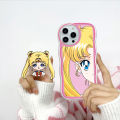 BILI for Vivo S1 Pro Back Cover With Free Ring Holder Beauty Sailor Moon Soft Transparent Colorful Wavy Phone Cases. 