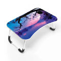Printed Computer Laptop Desk Small Foldable Multi-Function Laptop Table - Foldable Laptop Stand.