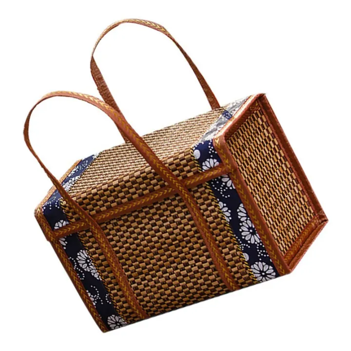 Picnic%20Woven%20Basket%20Wicker%20Storage%20Bag%20Handle%20Folded%20Fruit%20Shopping%20Food%20Handle%20Rattan%20Grass%20Foldable%20Bamboo%20Basket%20Easy%20to%20Use%20B%20-%20Image%206