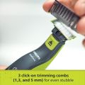 Philips QP2525/10 OneBlade Wet & Dry 3-in-1 Hybrid Trimmer.