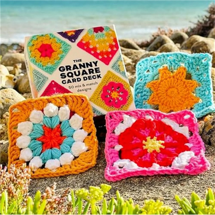 50PCS%20Mix%20&%20Matchs%20Design%20the%20Granny%20Square%20Card%20Decks,Knitting%20Kit%20-%20Image%206