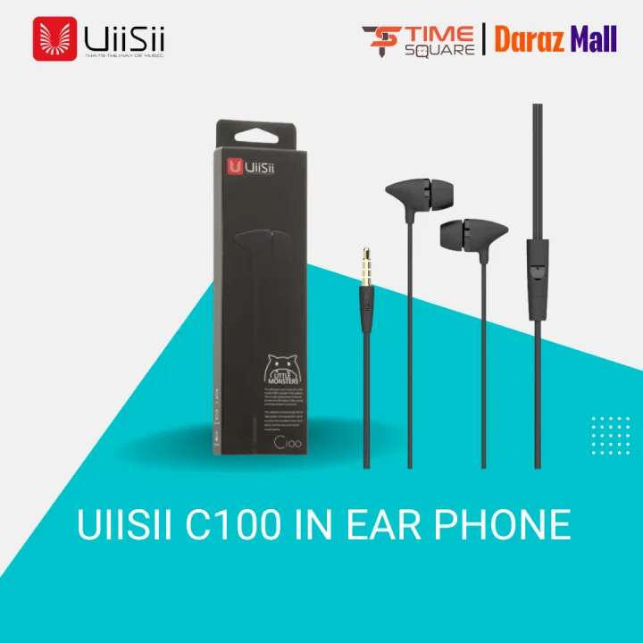 Uiisii%20C100%20Super%20Bass%20Stereo%20In%20Ear%20Headphone%20-%20Black%20-%20Image%202
