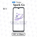 For Tecno Spark Go KC1 LCD Display Touch Screen Front Glass Lens + Lamination OCA. 