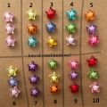 Cute star mobile phone charm, kawaii phone charm strap, clear phone charm, gift to her, colorful mobile phone charm.