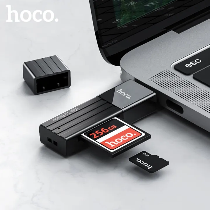 HOCO%202in1%20Card%20Reader%20USB%203.0%202.0%20SD%20Micro%20SD/TF%20Card%20Memory%20Reader%20Multi-card%20USB%20Writer%20Adapter%20Flash%20Drive%20Laptop%20Accessories%EF%BC%88USB2.0%EF%BC%89%20-%20Image%203