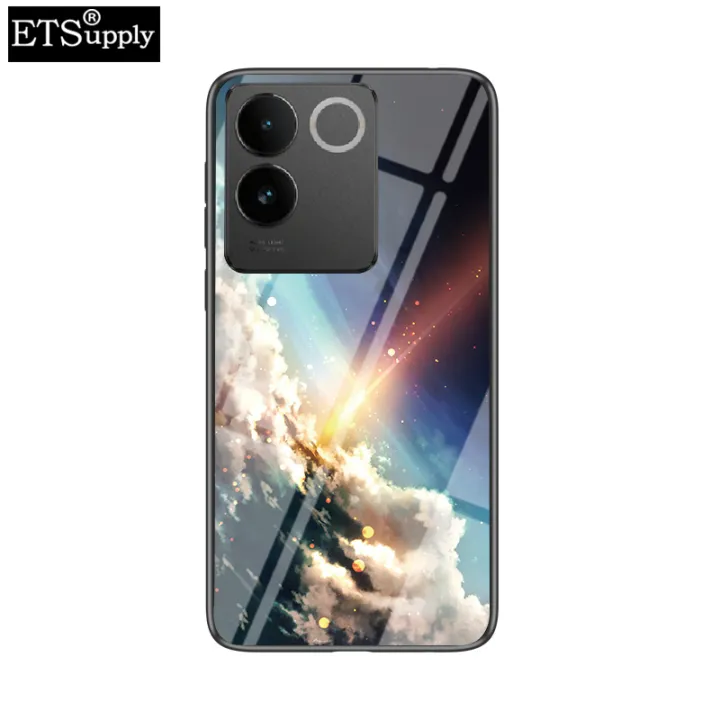 Phone%20case%20Vivo%20T2%20Pro%20Couple%20Starry%20Moon%20Mirroe%20Glass%20Protector%20Meteor%20Start%20Back%20Cover%20Vivo%20T2%20Pro%20case%20-%20Image%203