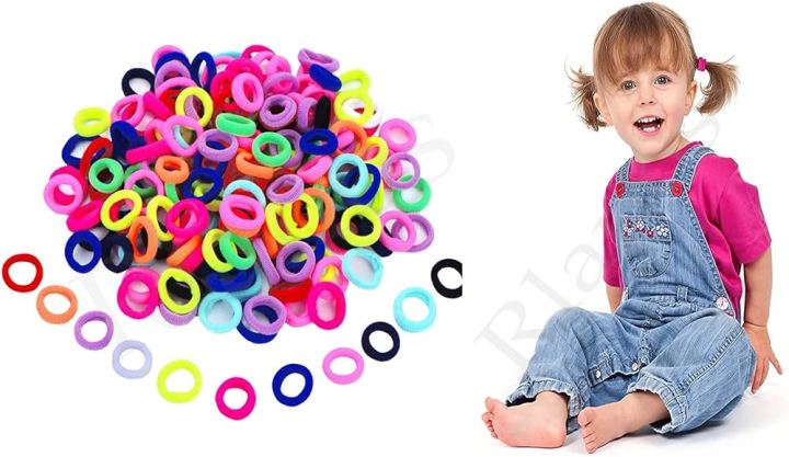 Girl%20Baby's%20Elastic%20Hair%20Ties%20Tiny%20Soft%20Rubber%20Bands-50%20Ps%20-%20Image%202