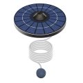 Solar Aerator Air Pump/Oxygenator for Fish Tank and Pond Solar Aquarium Air Pump Pool Aerator With Air Bubble Stones. 