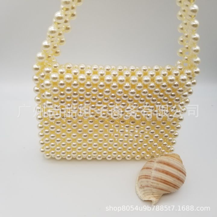 Spot%20wholesale%20hand-woven%20beaded%20bag%20casual%20imitation%20pearl%20clutch%20bag%20bag%20female%20diy%20net%20red%20handbag%20small%20bag%20-%20Image%202