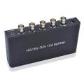 3G-SDI Distribution Amplifier HD SDI Converter Adapter With 3.5mm - Support SDI Cable 100m/328ft (1 Input And 4 Outputs). 