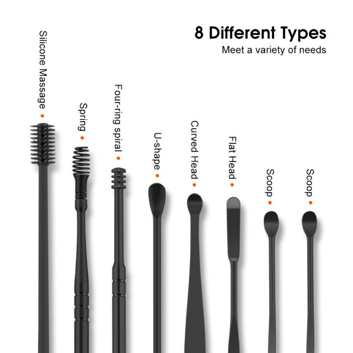 HEGRUS%208PCS%20Ear%20Pick%20Stainless%20Steel%20Ear%20Pick%20Set%20Ear%20Wax%20Removal%20Kit%20Ear%20Spoon%20Ear%20Scoop%20Ear%20Cleaner%20Tool%20Ear-picking%20with%20a%20Storage%20Tube%20-%20Image%204