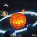 Rotating Solar System Light Sets Building Blocks Sun Earth Model Universe Series Space Science Education DIY Bricks Toy Kid Gift KankongAgu. 