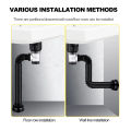 1Pc Kitchen Sink Drain Pipe Flexible Stretchable Deodorant Strainer Pipeline Bathroom Washbasin Anti Blockage Accessories. 