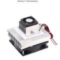 DIY Thermoelectric Refrigeration Cooling System Semiconductor Cooler Conduction Module+Radiator+Cooling Fan+TEC1-12706.
