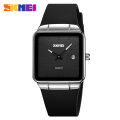 SKMEI Women Fashion Elegant Stopwatch Quartz Watches Womens Casual Simple Wristwatches Waterproof Famale Clcok Reloj Mujer 2173. 