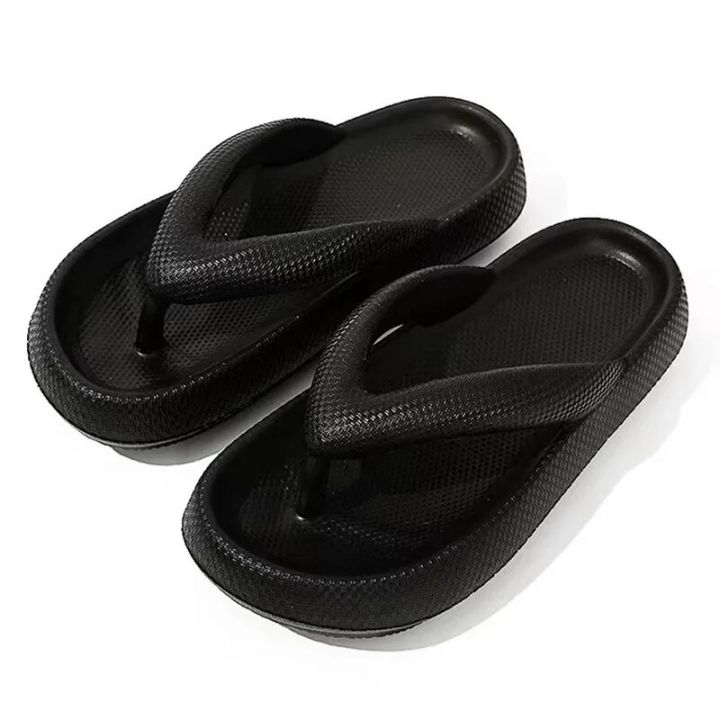 4.5cm%20Platform%20Summer%20Female%20Flipflop%20Beach%20Outdoor%20Sandals%20Soft%20Pillow%20Slippers%20Women%20Men%20Non-slip%20House%20Shoes%20Home%20Slides%20-%20Image%207
