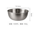 Stainless Steel Straight Edge Basin Stainless Steel Basin and Noodles Dough Basin Salad Bowl Egg Stirring Baking Bason Straight Edge Wholesale. 