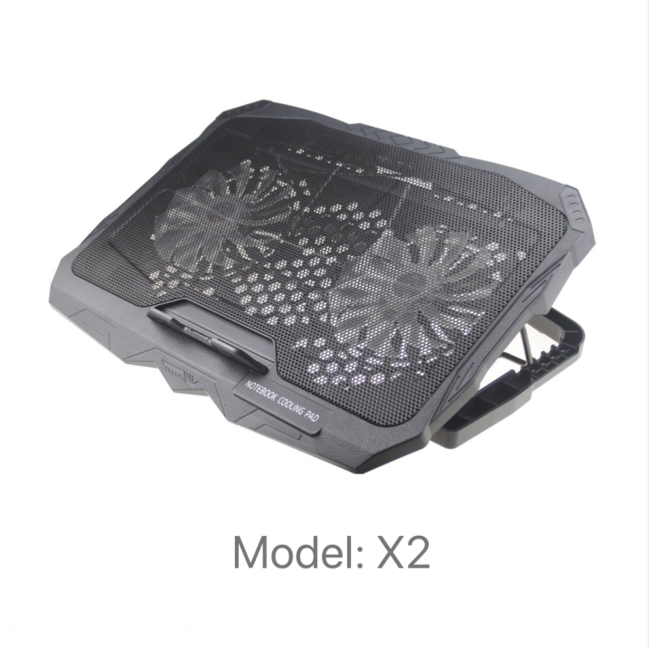 X2%20Two%20Fans%20USB%20Laptop%20Cooling%20Pad%20Big%20Metal%20Mesh%20Surface%20With%20Two%20Silent%20Fans%20Diameter%20of%2014%20cm%20with%20Blue%20LED%20Lights%20Gaming%20Gamer.%20-%20Image%203