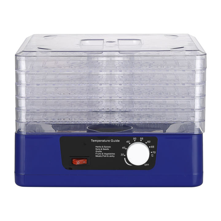 Migeet%205%20Trays%20Food%20Dehydrator%20Automatic%20Power%20Off%20Food%20Dehydrator%20Adjustable%20Intelligent%20Food%20Dehydrator%20for%20Jerky%20Meat%20Herbs%20Fruit%20Dryer%20Machine%20with%20Digital%20Timer%20and%20Temperature%20Control%20-%20Image%202