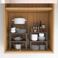 Kitchen Counter Shelves Spice Rack Pantry Bathroom Countertop Storage Kitchen Storage Rack Cabinet Shelf Organizer Stackable. 